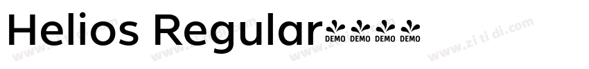 Helios Regular字体转换